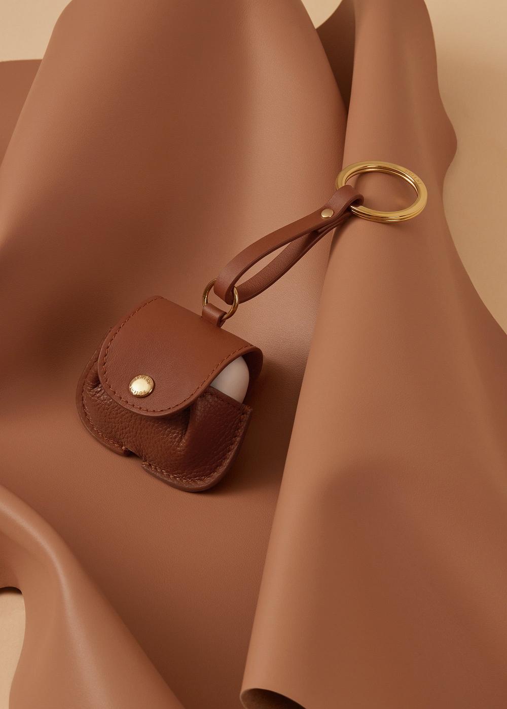 Polene Airpods Borsa Da Case Duo Cognac | ITO9456K