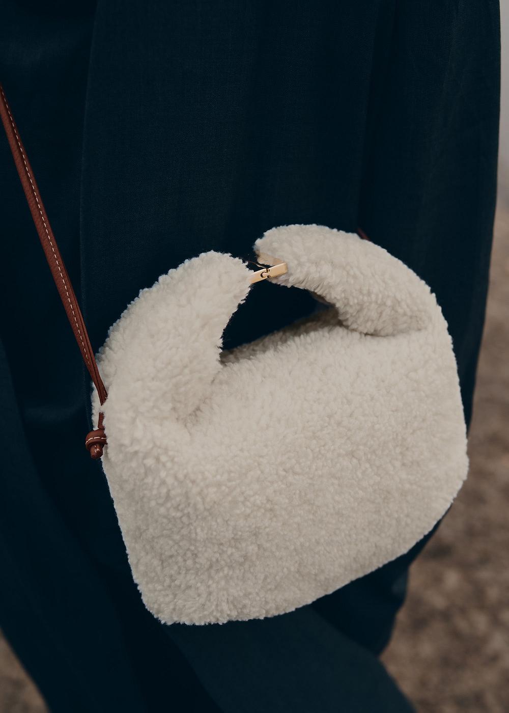 Polene Béri Ecru Shearling | ITC9538T