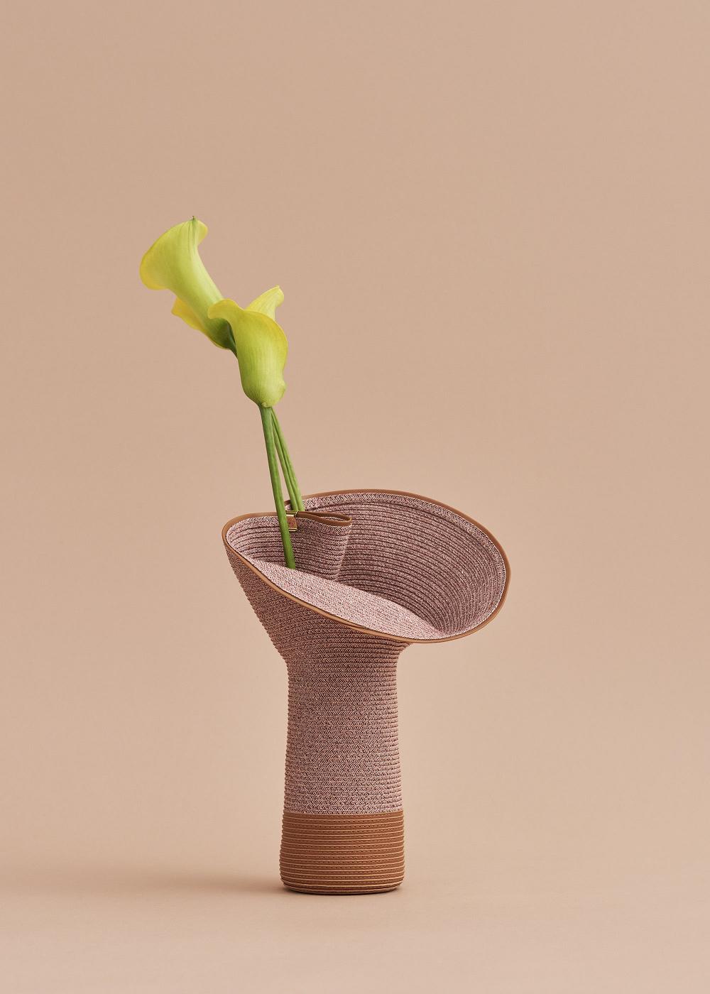 Polene Nano Lapel Vase Mobje Camel | ITA9423H