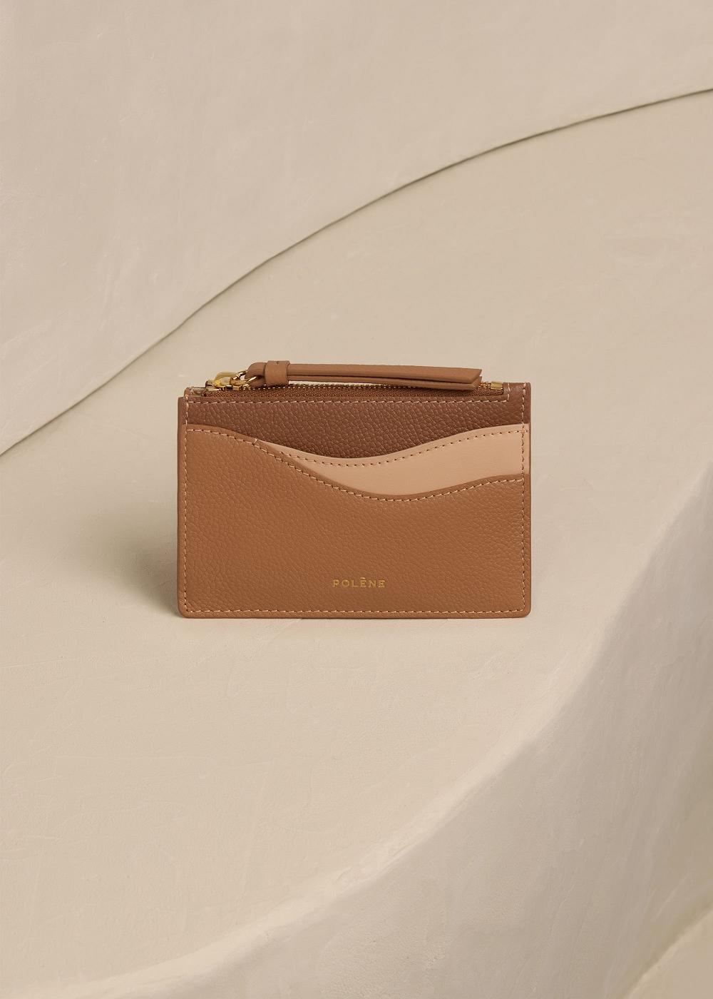 Polene Sierra Mini Pochette Trio Camel | ITC9486T