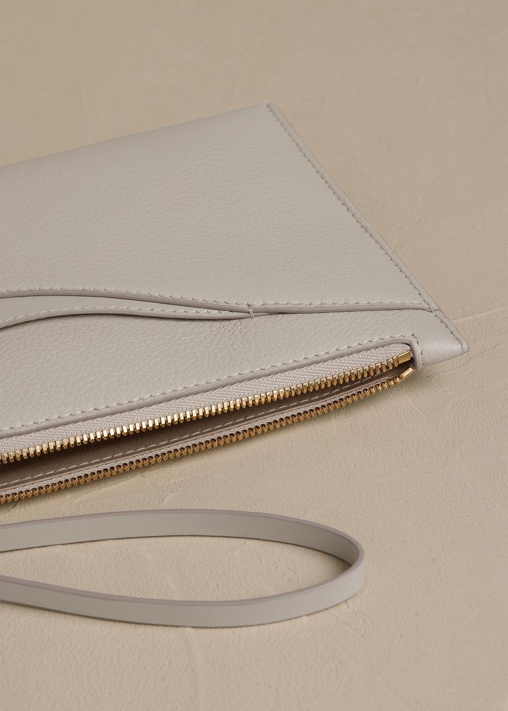 Polene Sierra Pochette Duo Chalk | ITM9490Q