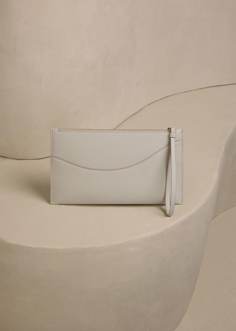 Polene Sierra Pochette Duo Chalk | ITM9490Q