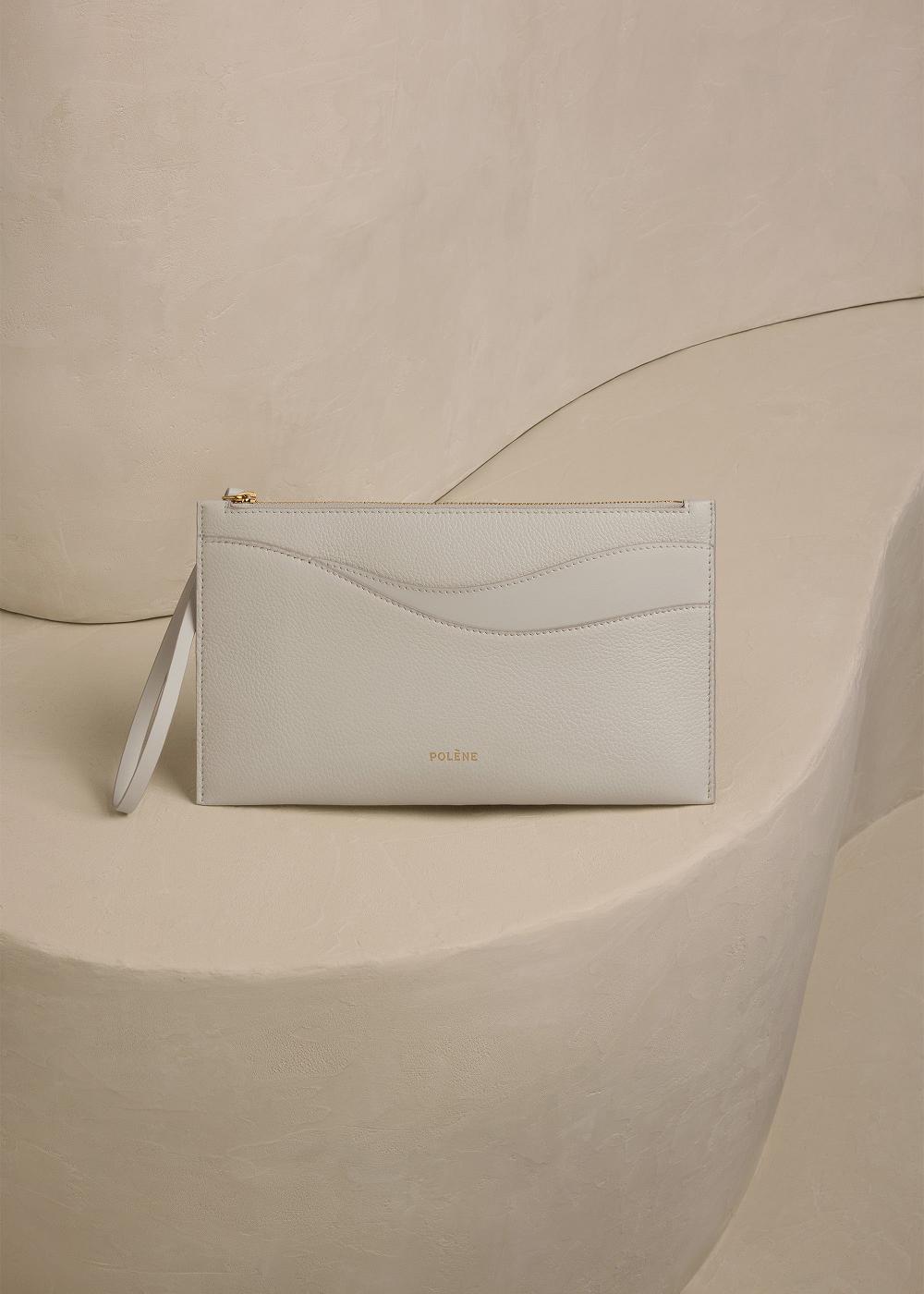 Polene Sierra Pochette Duo Chalk | ITM9490Q