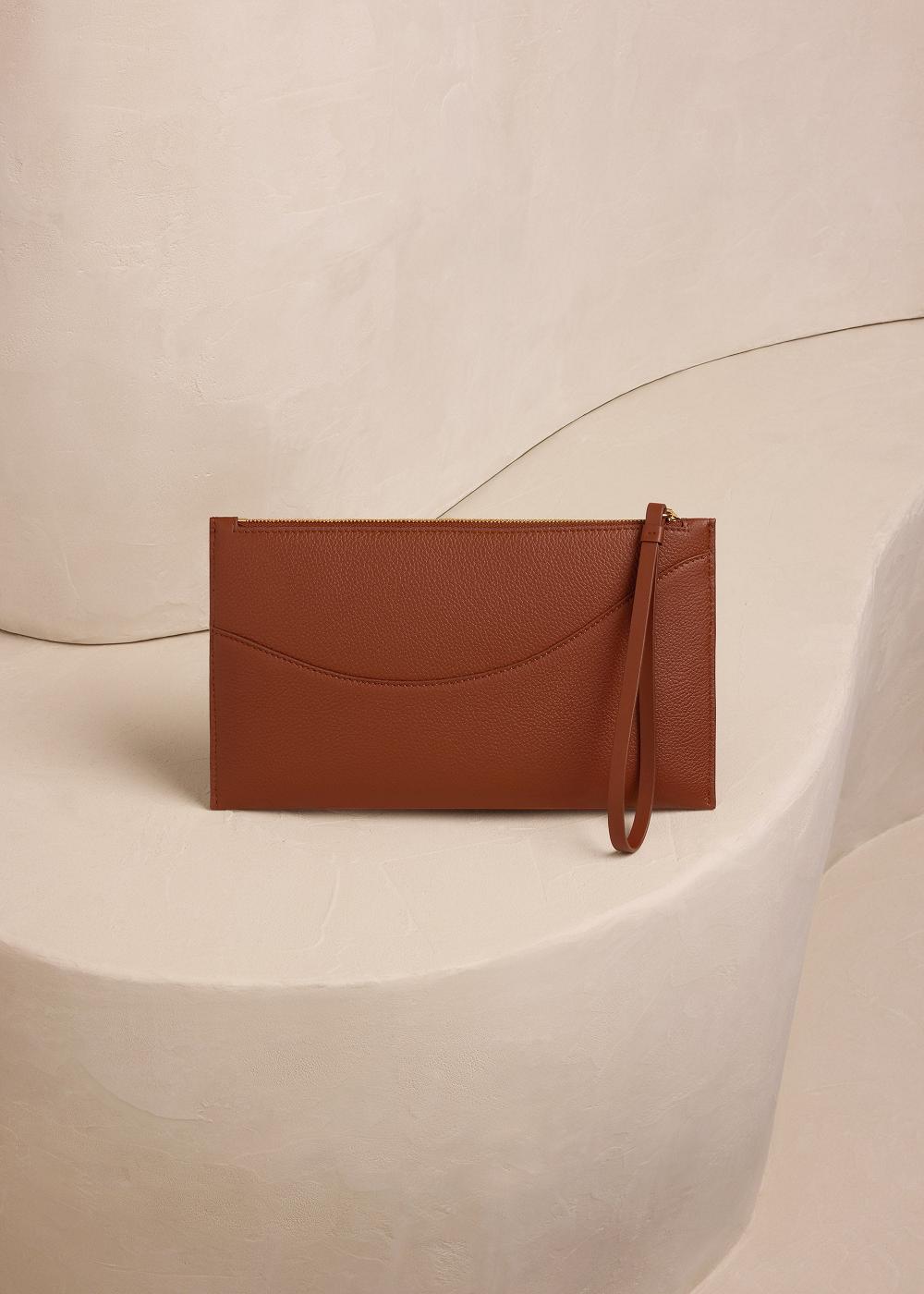 Polene Sierra Pochette Duo Cognac | ITV9487R