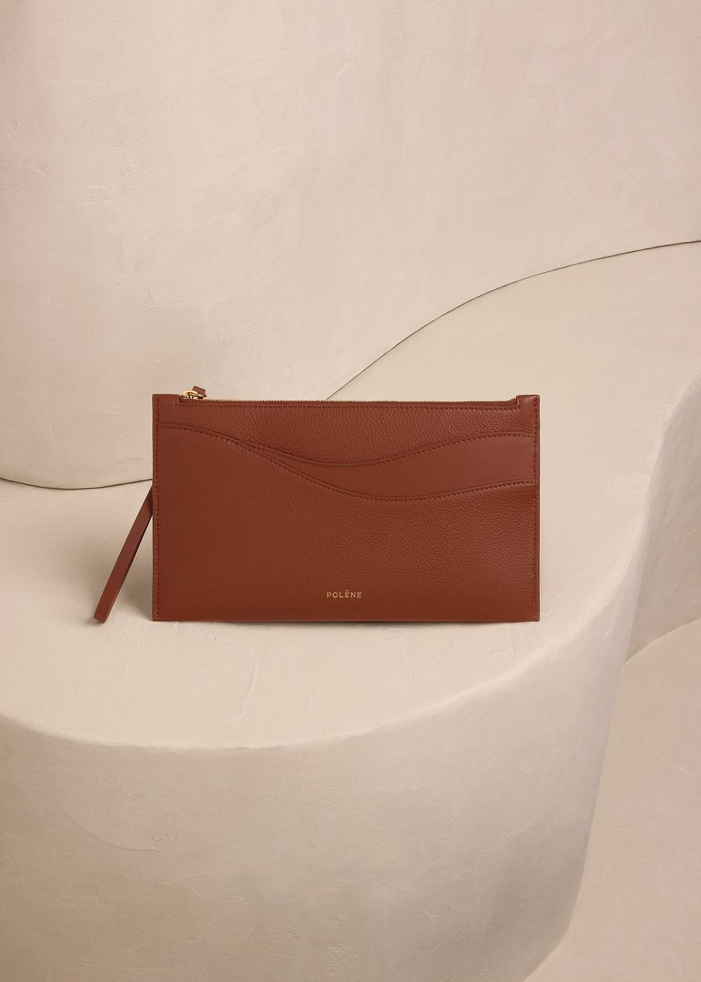 Polene Sierra Pochette Duo Cognac | ITV9487R