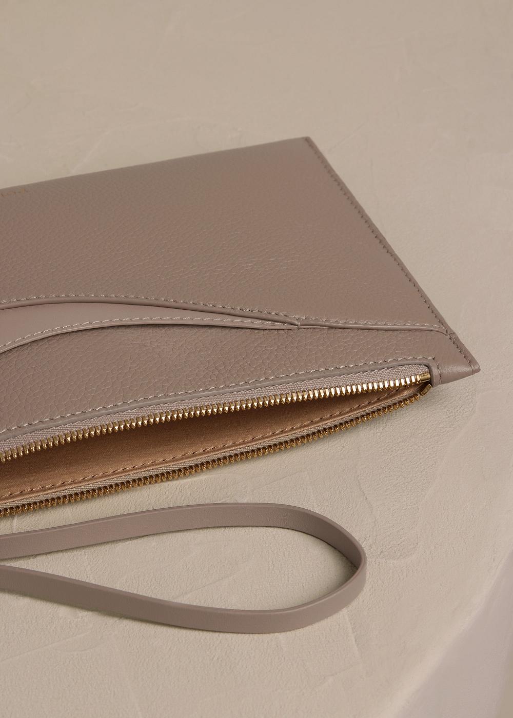 Polene Sierra Pochette Duo Taupe | ITN9489W